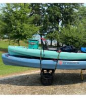  Suspenz Kayak Canoe Transport Trailer, DLX Kayak Cart