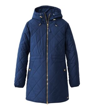 ジャケット・アウター RAINMAKERZEN GARDEN QUILTED HOODED COAT Women's Bean's Cozy Quilted Coat