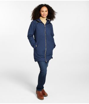 ジャケット・アウター RAINMAKERZEN GARDEN QUILTED HOODED COAT Lands' End Quilted Coats, Jackets & Vests for Women for sale