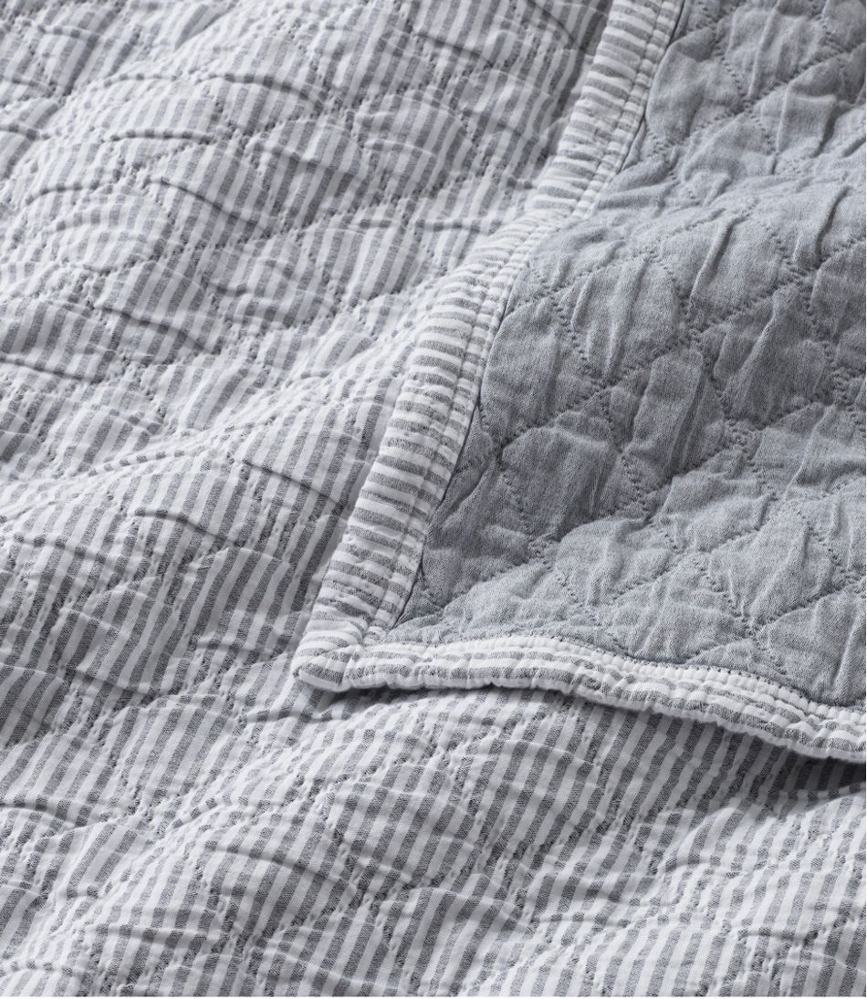 Reversible Ticking Stripe Quilt Collection