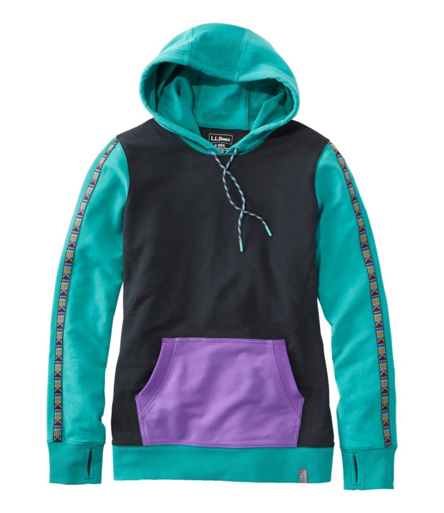 Women's Bean's Cozy Camp Hoodie, Colorblock | Sweatshirts u0026 Fleece at  L.L.Bean