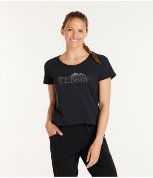 Women's Beyond Soft Crewneck Tee, Short-Sleeve Graphic