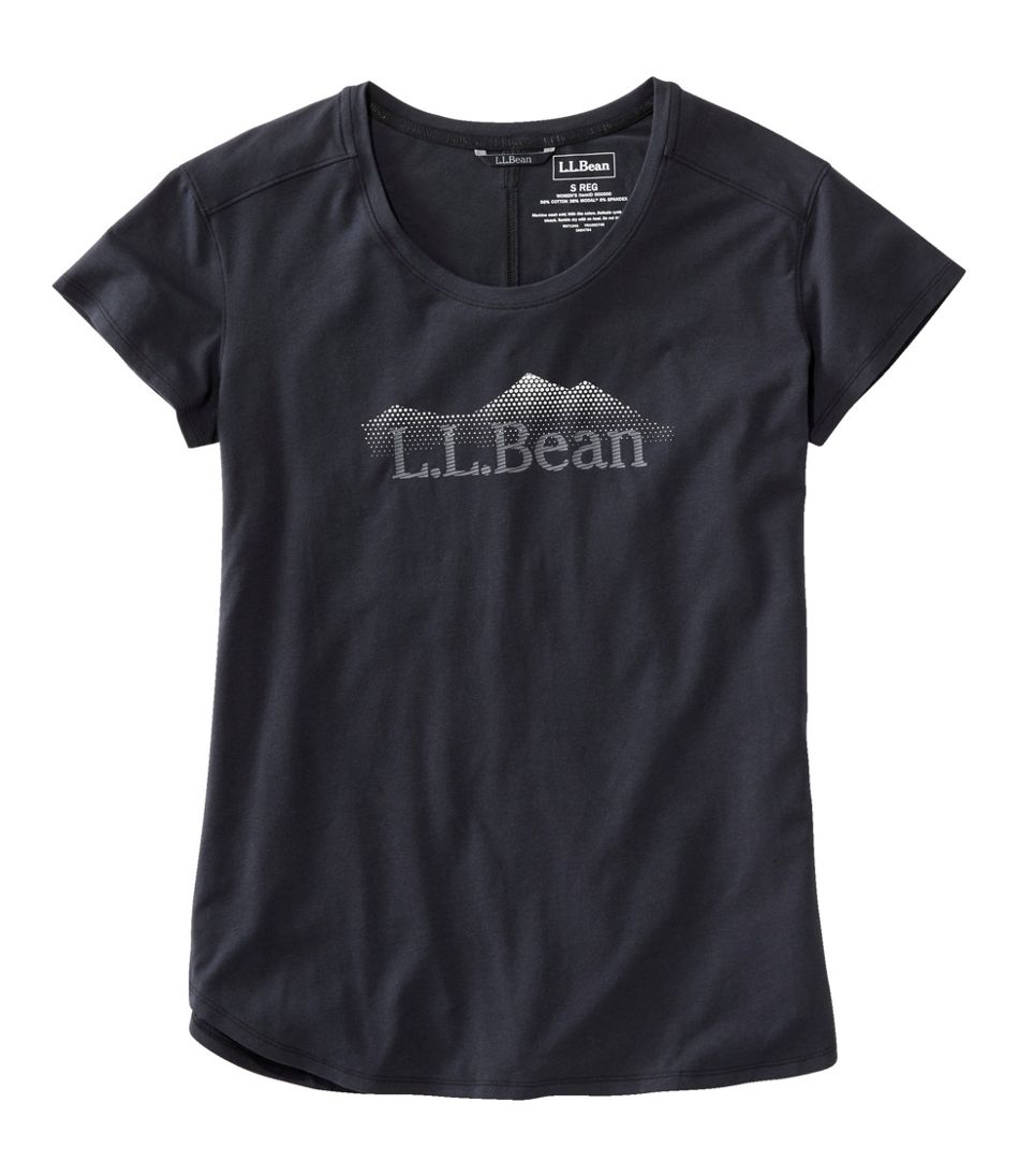 Women's L.L.Bean Tee, Short-Sleeve Notch-Neck