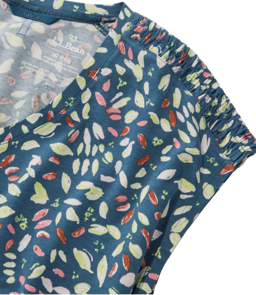 Women's Beyond Soft V-Neck Tee, Short-Sleeve Print, , small image number 3
