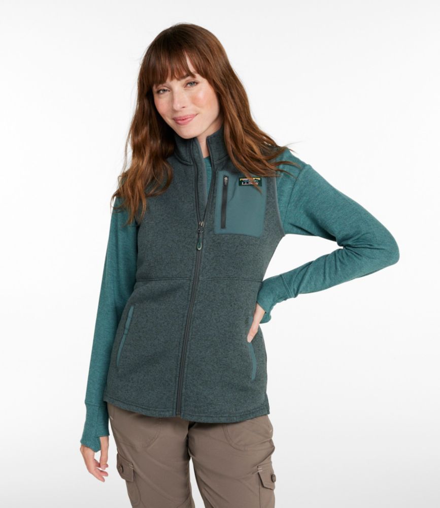 Women's L.L.Bean Sweater Fleece Long Vest
