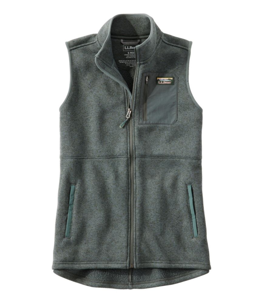 Women's L.L.Bean Sweater Fleece Long Vest