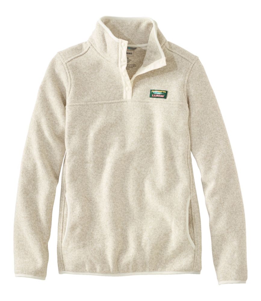 Women's L.L.Bean Sweater Fleece Pullover I will do that
