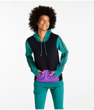 Women's Bean's Cozy Camp Hoodie, Colorblock
