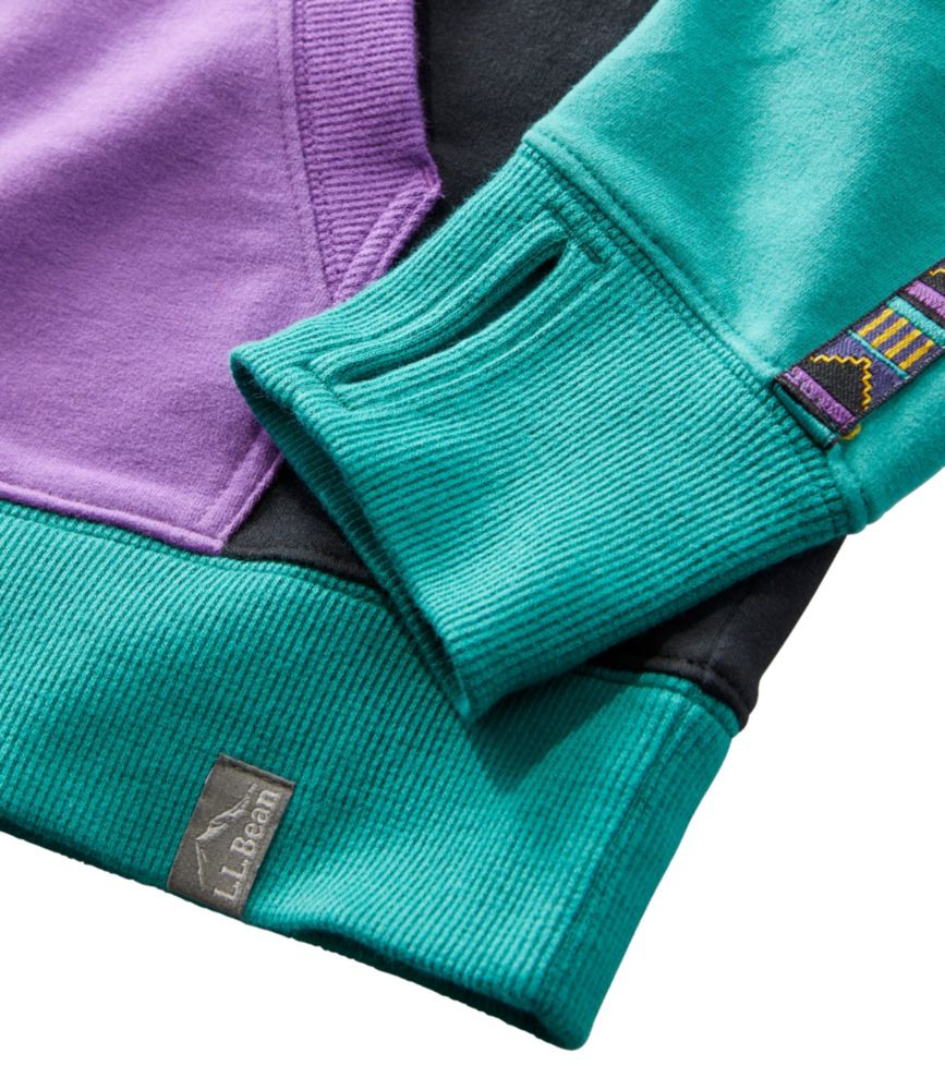 Women's Bean's Cozy Camp Hoodie, Colorblock