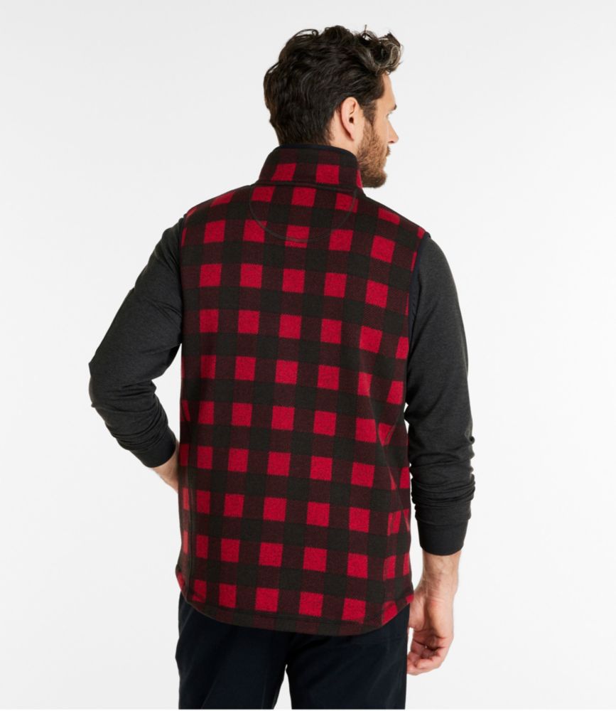 Mens red buffalo plaid vest best sale