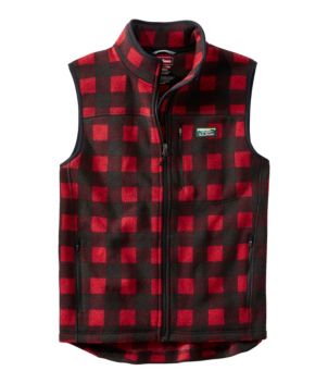 Men's Bean's Sweater Fleece Vest, Print