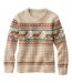  Color Option: Natural Deer Fair Isle, $99.