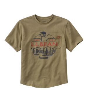 Men's BeanBuilt Cotton Tees, Pocket, Short-Sleeve, Graphic