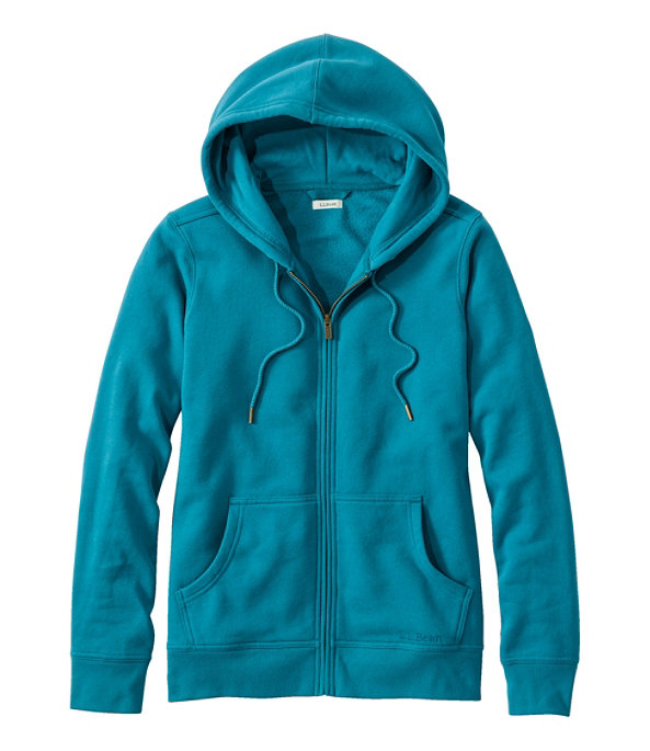 L.L.Bean 1912 Full-Zip Hoodie Sweatshirt, Deep Turquoise, large image number 0