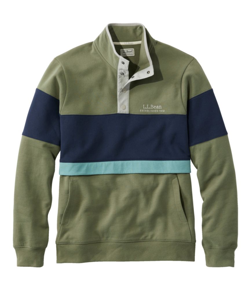 Men's L.L.Bean 1912 Sweatshirt, Anorak, Colorblock | Sweatshirts u0026 Fleece  at L.L.Bean