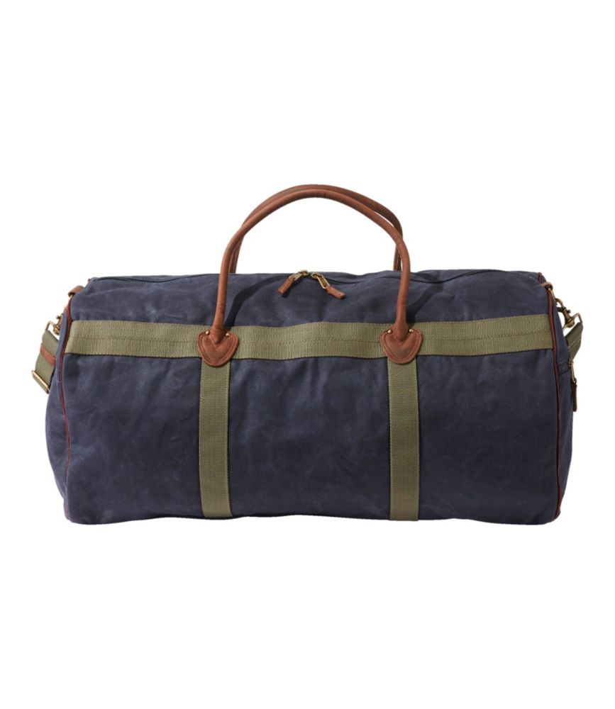 Waxed Canvas Duffle, Large, Antique Olive, small image number 2