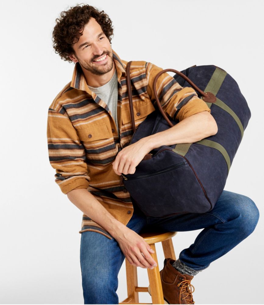 Waxed Canvas Duffle, Large
