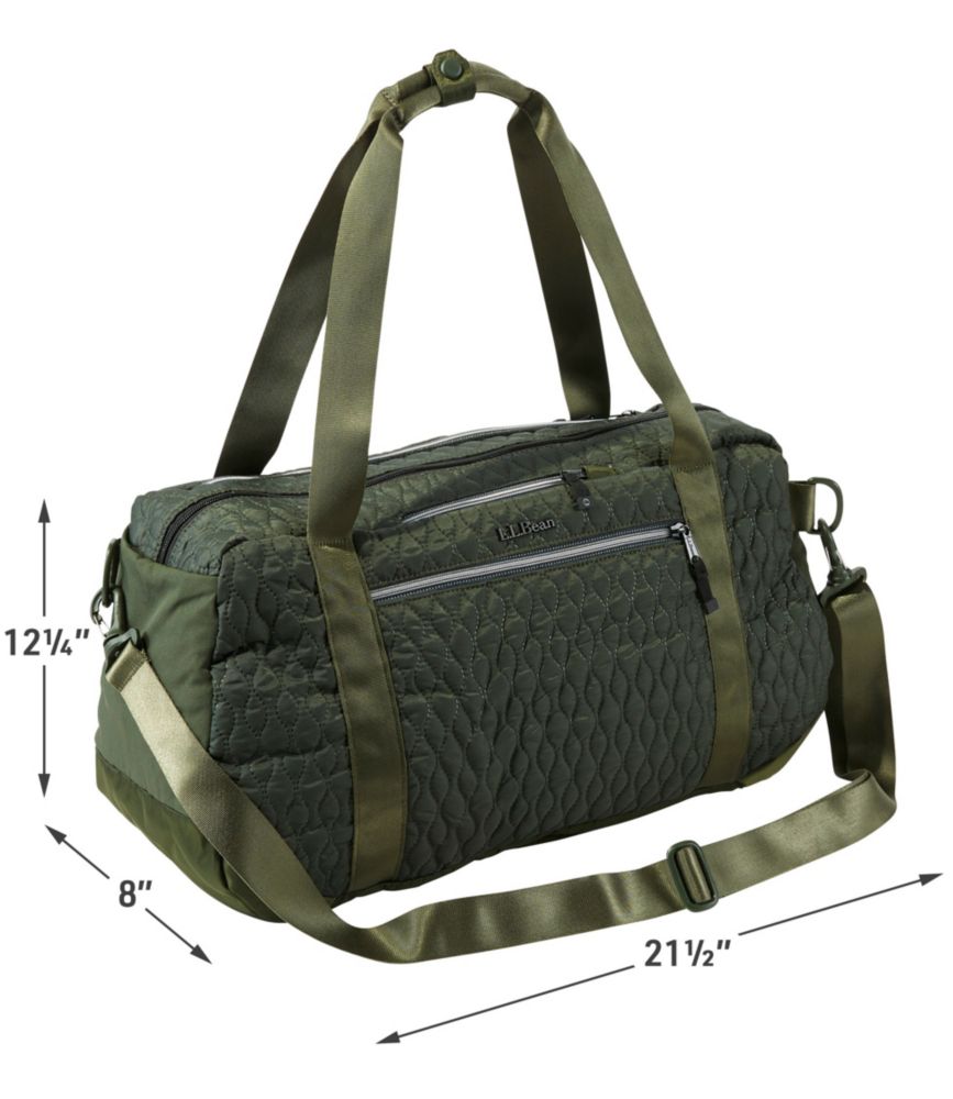 Large quilted duffle bag online