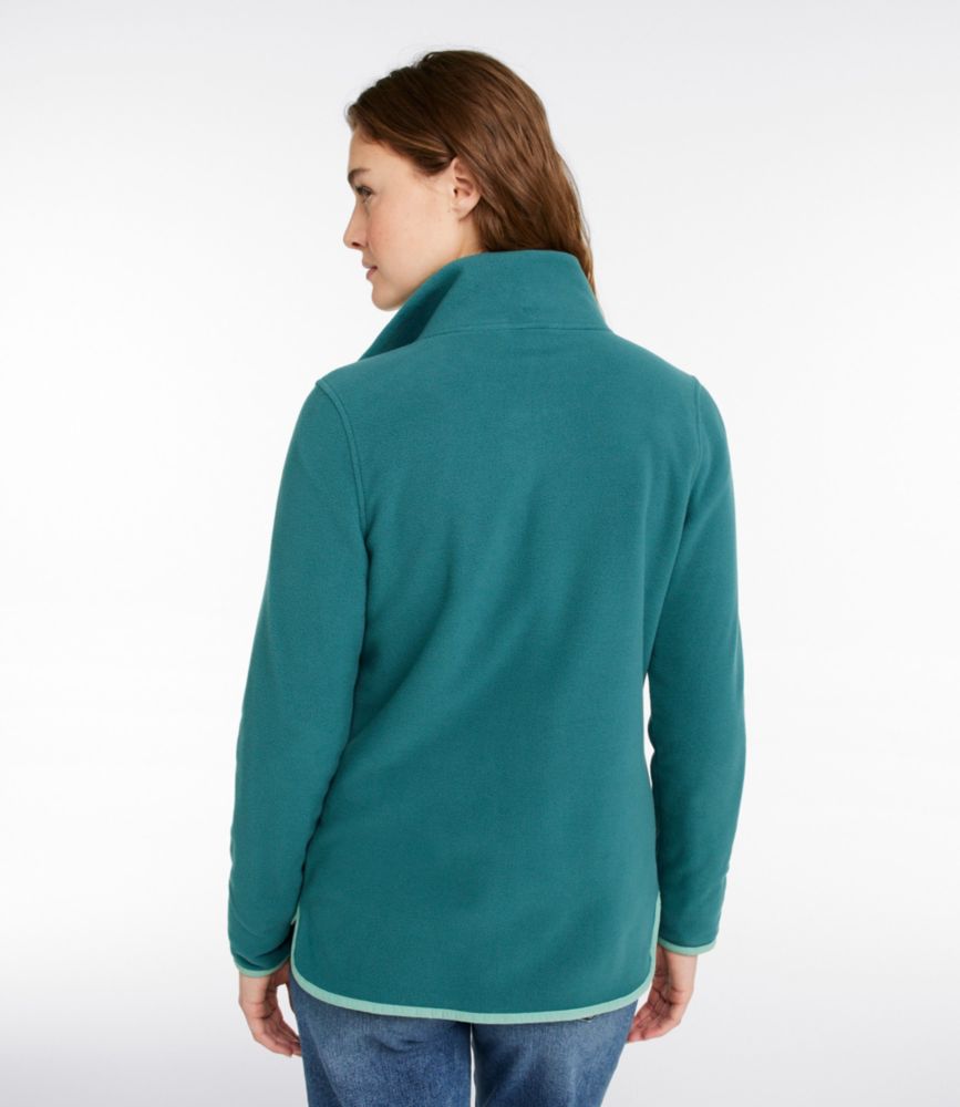 Women's Feather Fleece, Full-Zip, Blue Aster, small image number 3