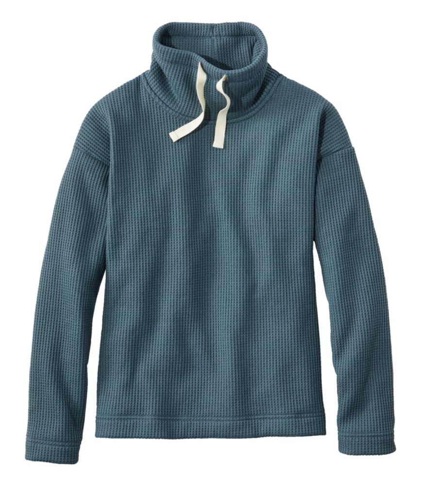 Women's Birchwood Brushed Waffle Funnelneck