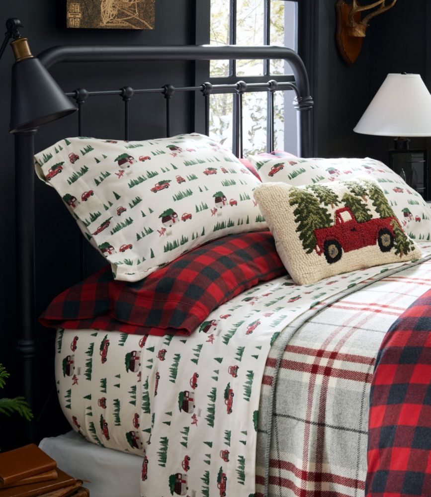 Holiday Flannel Sheet Set, , small image number 2