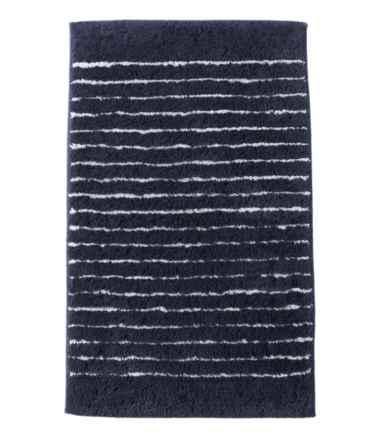 Premium Cotton Bath Mat, Nautical Stripe