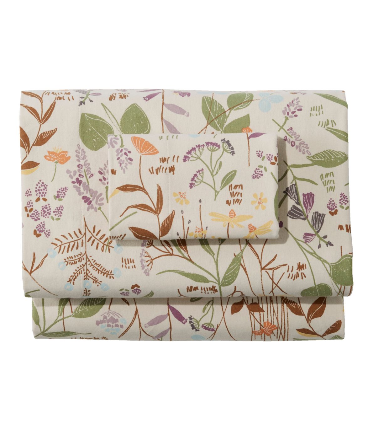 Birch Floral Flannel Sheet Collection