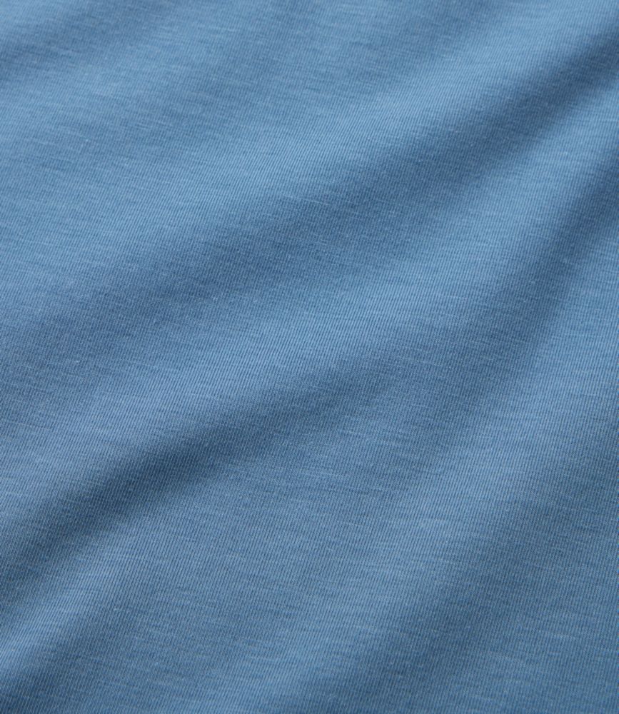 Women's Soft Stretch Supima-Blend Tee, Scoopneck Long-Sleeve