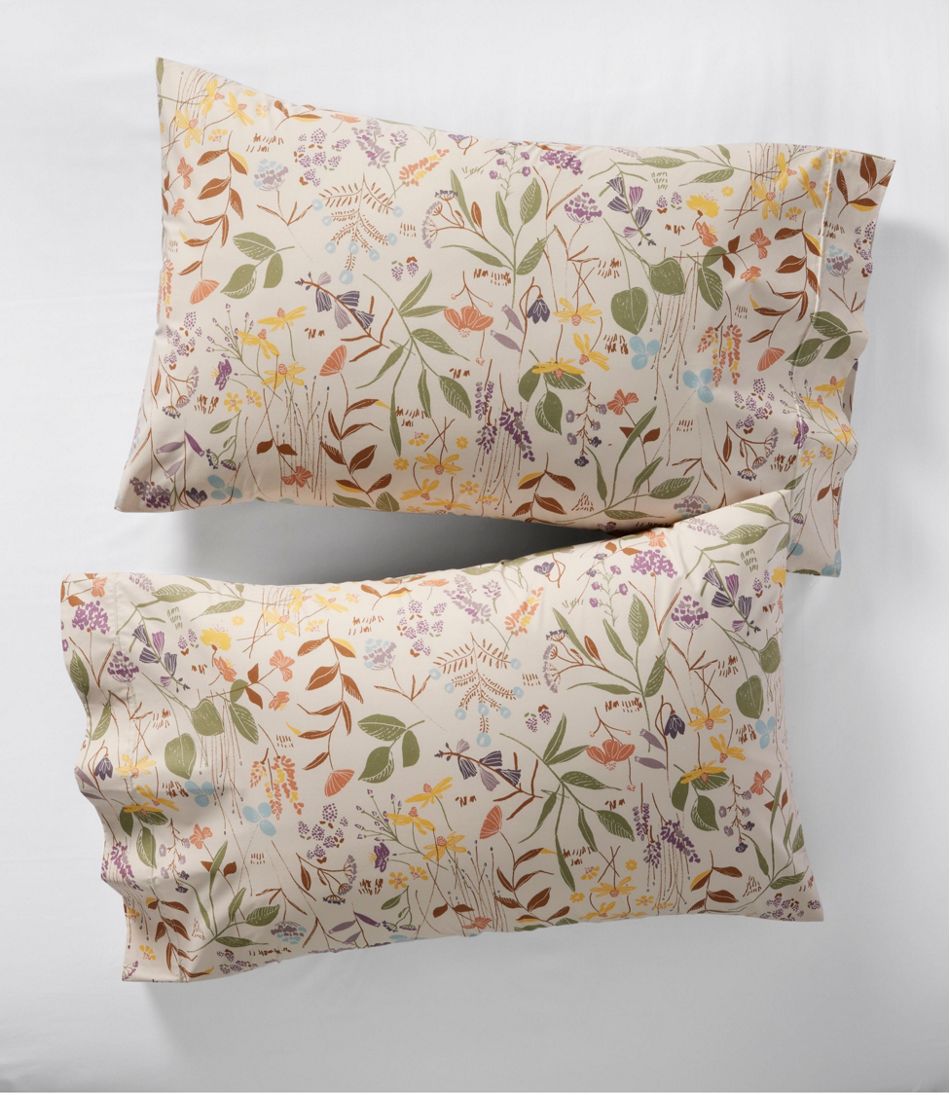 Birch Floral Percale Sheet Collection
