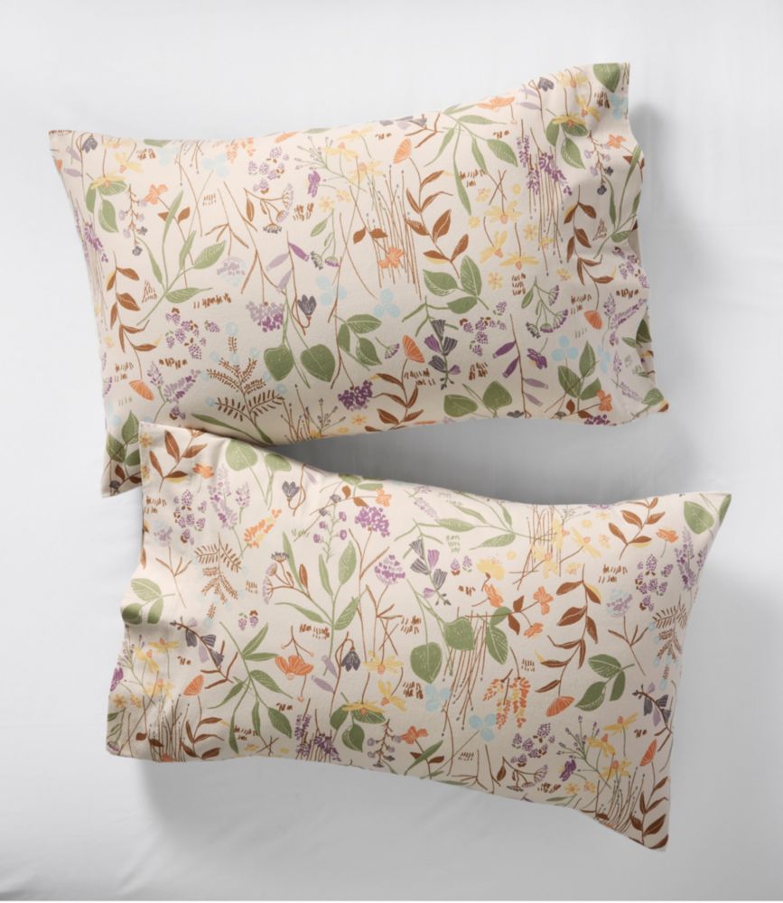 Birch Floral Flannel Sheet Collection