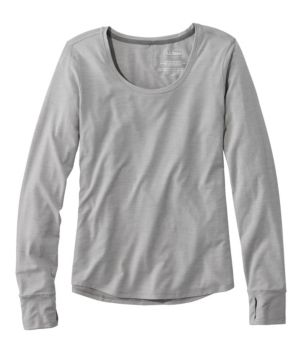 Women's Encompass Merino Wool-Blend Scoopneck, Long-Sleeve