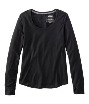 Women's Encompass Merino Wool-Blend Scoopneck, Long-Sleeve