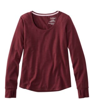 Women's Encompass Merino Wool-Blend Scoopneck, Long-Sleeve