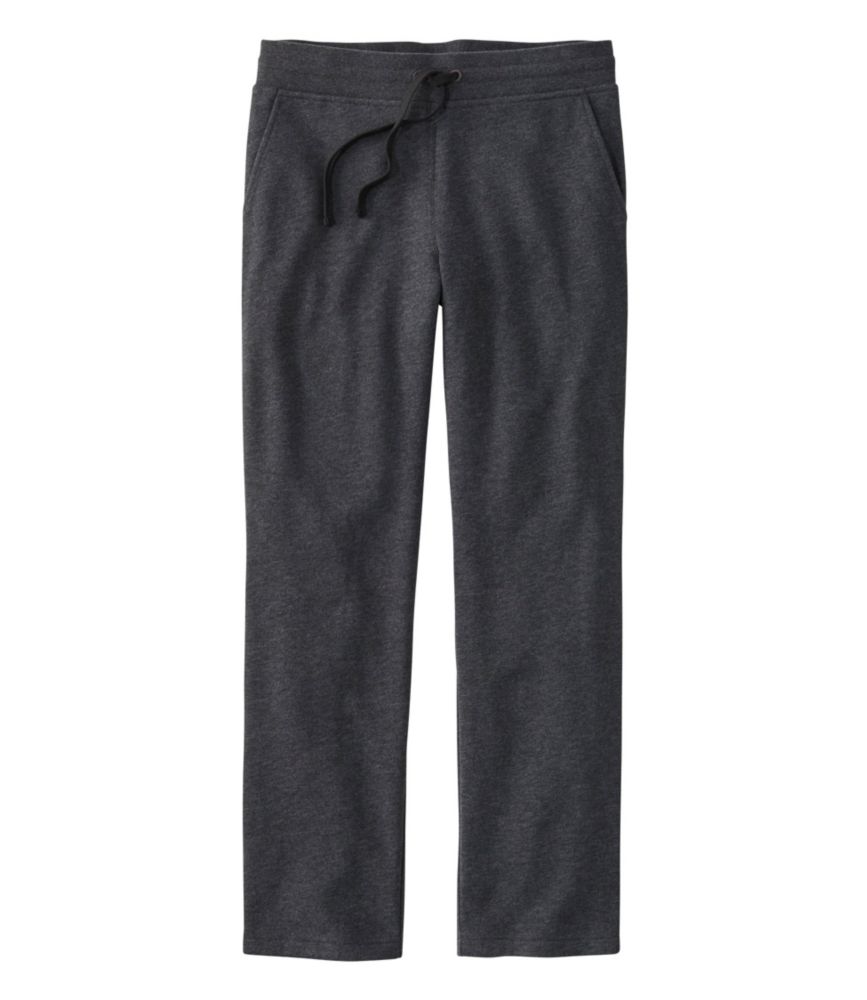 Women's L.L.Bean 1912 Sweatpants, Straight-Leg, Charcoal Heather, small image number 1