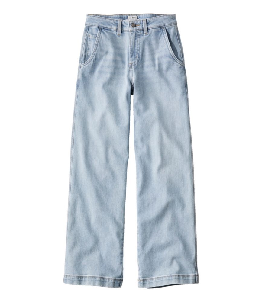 Women's 207 Vintage Jeans, High-Rise Wide-Leg, Light Indigo, small image number 1