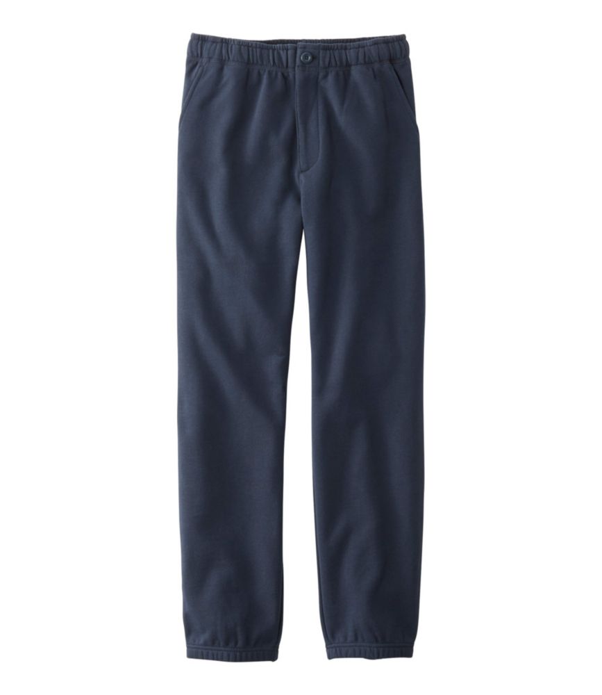 Men's Athletic Sweats, Zip-Fly Sweatpants with Internal Drawstring