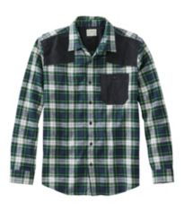 Men's Fleece-Lined Flannel Shirt, Hooded Snap Front, Slightly Fitted