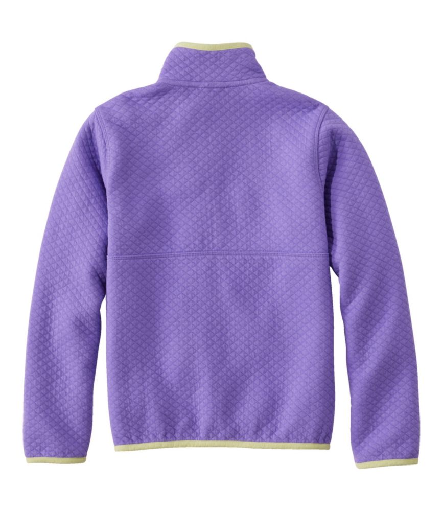 Kids' Quilted Quarter-Snap Pullover, Paprika, small image number 4