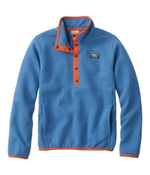 Kids' Quilted Quarter-Snap Pullover