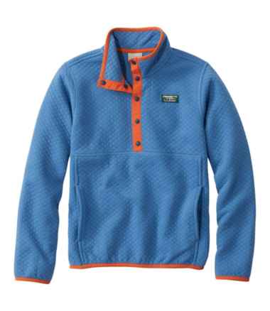 Kids' Quilted Quarter-Snap Pullover
