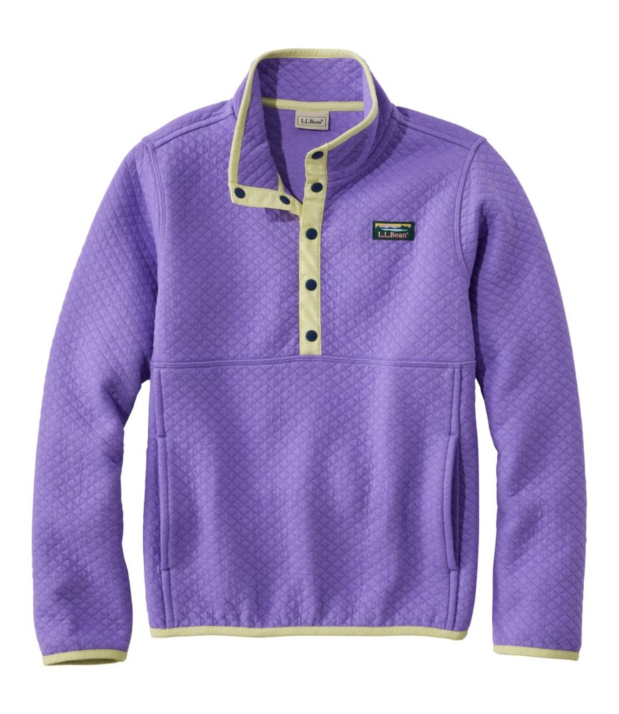 Kids' Quilted Quarter-Snap Pullover