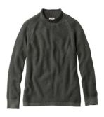 Women's Cotton Shaker-Stitch Sweater, Funnelneck