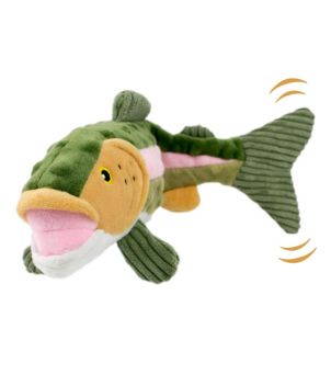 Twitchy Tail Trout Dog Toy, New