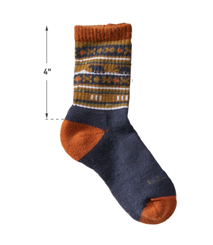 Kids' Katahdin Hiker Socks, Print, Adobe, small image number 2