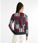 Women's Bean's Heritage Soft Cotton Fisherman Sweater, Crewneck Intarsia