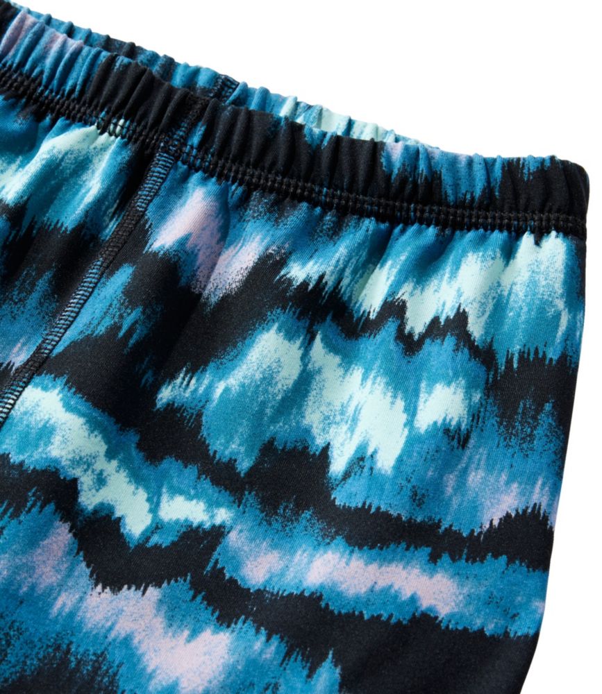 Kids' Wicked Warm Long Underwear, Expedition-Weight Print Pants, Aurora Print, small image number 4