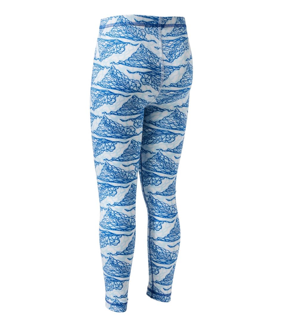Kids' Wicked Warm Long Underwear, Expedition-Weight Print Pants