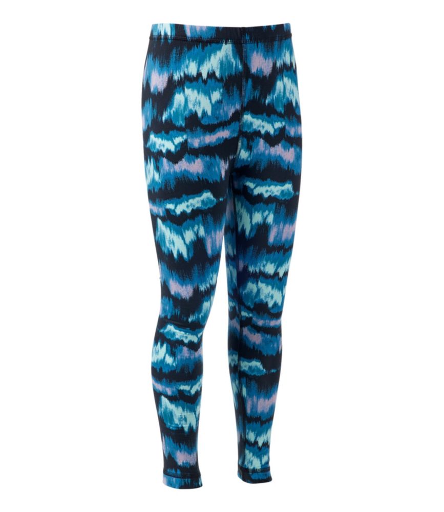Kids' Wicked Warm Long Underwear, Expedition-Weight Print Pants