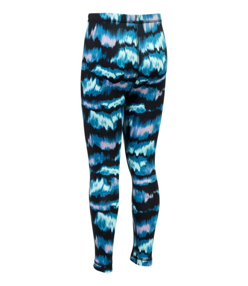 Kids' Wicked Warm Long Underwear, Expedition-Weight Print Pants