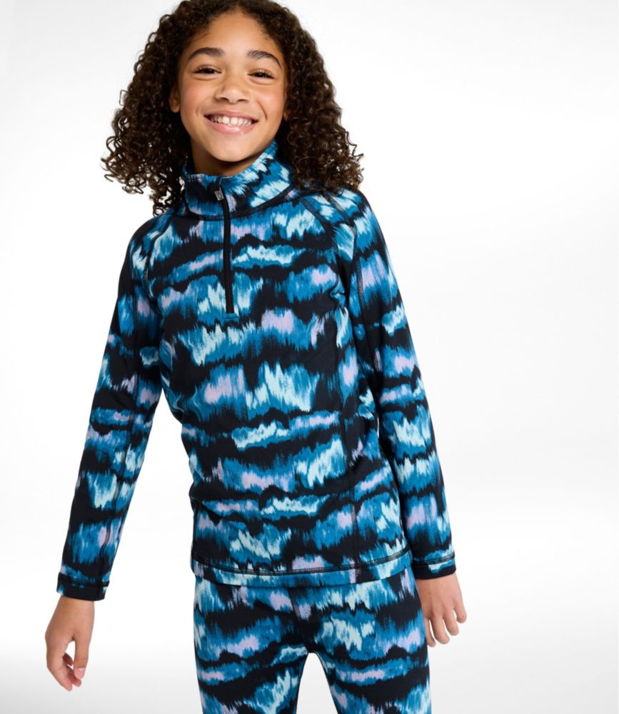 Little Kids' Wicked Warm Long Underwear, Expedition-Weight Print Top